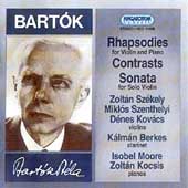 Bartok: Sonatas & Rhapsodies for Violin & Piano / Szekely Bartok: Sonatas & Rhapsodies for Violin & Piano / Szekely