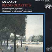 Mozart: Piano Quartets / Richard Burnett, Salomon Quartet