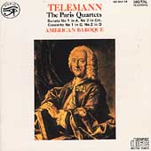 Telemann: Paris Quartets / American Baroque