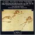 Weber: Clarinet Concertos 1 & 2, etc / Brunner, Caetani