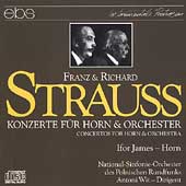 Richard & Franz Strauss: Horn Concertos / James, Wit
