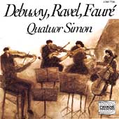 Debussy, Ravel, Faure/ Quatour Simon