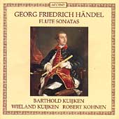 Handel: Flute Sonatas / Berthold Kuijken, Wieland Kuijken