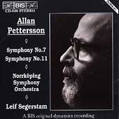 Pettersson: Symphonies no 7 & 11 / Segerstam, Norrkoeping SO