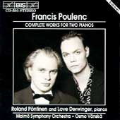 Poulenc: Complete Works For Two Pianos / Poentinen, Derwinger