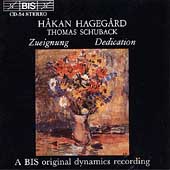 Zueignung / Hakan Hagegard, Thomas Schuback