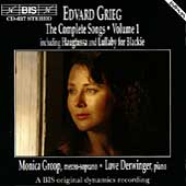 Grieg: Complete Songs Vol 1 / Monica Groop, Love Derwinger