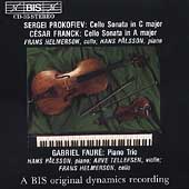 Prokofiev, Franck: Cello Sonatas;  Faure / Hans Palsson, etc