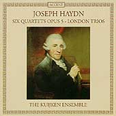Haydn: Six Quartets Op 5, London Trios / Kuijken Ensemble