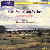 Weber: The Wind Concertos Vol 3 / Consortium Classicum