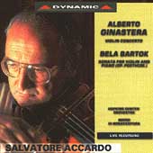 Ginastera: Violin Concerto;  Bartok: Violin Sonata / Accardo