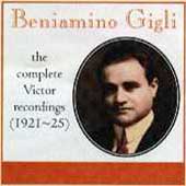 Beniamino Gigli - The Complete Victor Recordings Vol 1