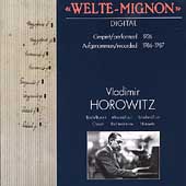 Welte-Mignon - Bach/Busoni, Mozart/Liszt, et al / Horowitz