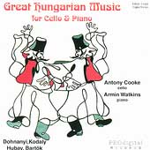 Great Hungarian Music for Cello and Piano / Cooke, Watkins