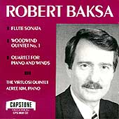 Baksa: Flute Sonata, Woodwind Quintet no 1, etc