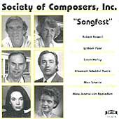 Society of Composers, Inc. - Songfest - Newell, Penn, et al