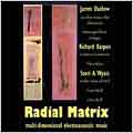 Radial Matrix -Multi-Dimensional Electroacoustic Music :J.Dashow/R.Karpen/S.A.Wyatt Radial Matrix -Multi-Dimensional Electroacoustic Music :J.Dashow/R.Karpen/S.A.Wyatt