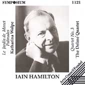 Hamilton: Le Jardin de Monet, Quartet No 3, Palinodes Hamilton: Le Jardin de Monet, Quartet No 3, Palinodes