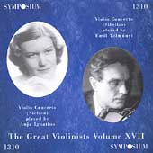 Great Violinists Vol 17 / Anja Ignatius, Emil Telmanyi
