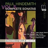 Hindemith: Complete Sonatas Vol 5 / Ensemble Villa Musica
