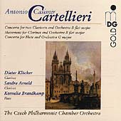 Cartellieri: Concerto for 2 Clarinets, etc / Prantl, et al Cartellieri: Concerto for 2 Clarinets, etc / Prantl, et al