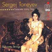 SCENE  Taneyev: Complete String Trios / Belcanto Strings