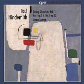 Hindemith: String Quartets Vol 1 / Sonare Quartet
