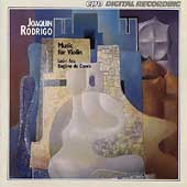 Rodrigo: Music for Violin / Leon Ara, Eugene de Cranck