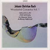 J.C. Bach: Woodwind Concertos Vol 1 / Halstead, Hanover Band