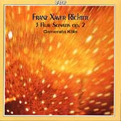 Richter: 3 Flute Sonatas / Camerata Koeln Richter: 3 Flute Sonatas / Camerata Koeln
