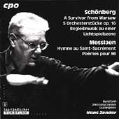 Hans Zender Edition Vol.9 - Schoenberg; Messiaen / Hans Zender(cond), Frankfurt Singakademie, etc
