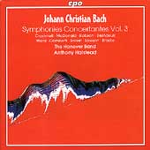 J.C. Bach: Symphonies Concertantes Vol 3 / Hanover Band