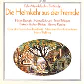 Mendelssohn: Die Heimkehr aus der Fremde / Wallberg, et al Mendelssohn: Die Heimkehr aus der Fremde / Wallberg, et al
