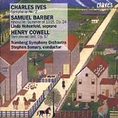 Ives: Symphony no 2;  Cowell, Barber / Somary, Hohenfeld