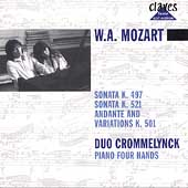 Mozart: Sonatas for Piano 4 hands / Duo Crommelynck