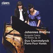 Brahms: Complete Works for Piano 4 Hands Vol 1 / Crommelynck