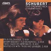 Schubert: Piano Four Hands Vol 1 / Crommelynck Duo