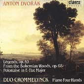 Dvorak: Music for Piano 4 hands Vol 1 / Crommelynck Duo