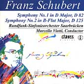 Schubert: Symphonies no 1 & 2 / Viotti, RSO Saarbruecken