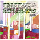 Turina: Chamber Music Vol 3 / Quartet Sine Nomine