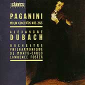 Paganini: Violin Concertos nos 2 & 5 / Dubach, Foster
