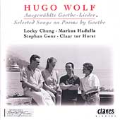 Wolf: Goethe Lieder / Chung, Genz, Hadulla, Ter Horst