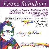 Schubert: Symphonies No.6 & 7 / Marcello Viotti(cond), German Radio Philharmonic Orchestra