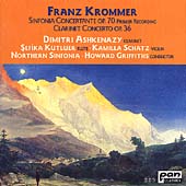 Krommer: Sinfonia Concertante, Clarinet Concerto / Ashkenazy
