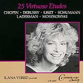 25 Virtuoso Etudes - Chopin, Debussy, et al / Ilana Vered