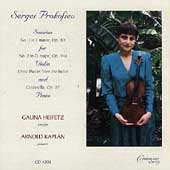 Prokofiev: Sonatas for Violin & Piano, etc / Galina Heifetz