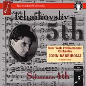 Tchaikovsky: Symphony no 5; Schumann / Barbirolli, New York