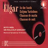 Elgar: In the South, Enigma Variations, etc / Sargent, et al