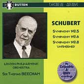 Schubert: Symphonies no 5, 6 & 8 / Beecham, London PO