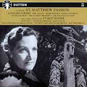 Bach: St. Matthew Passion; Pergolesi / Jacques, Ferrier Bach: St. Matthew Passion; Pergolesi / Jacques, Ferrier